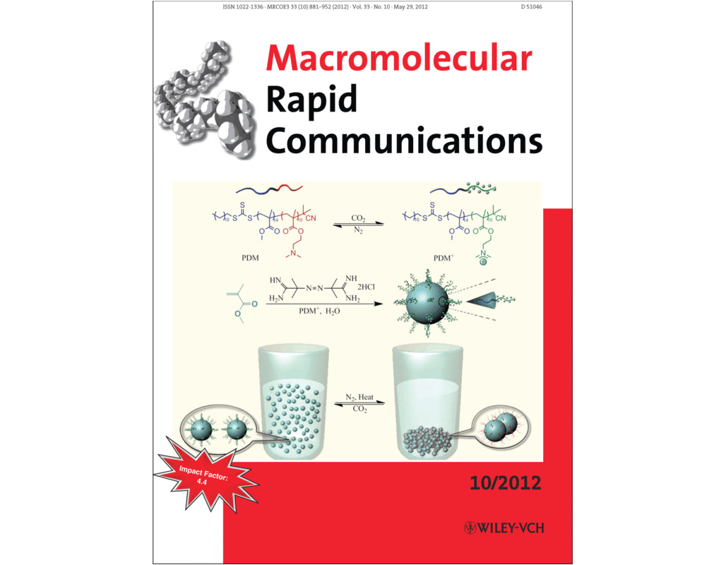 ���Ŀ������о����ڡ�Macromolecular Rapid Communications���Ϸ�����������