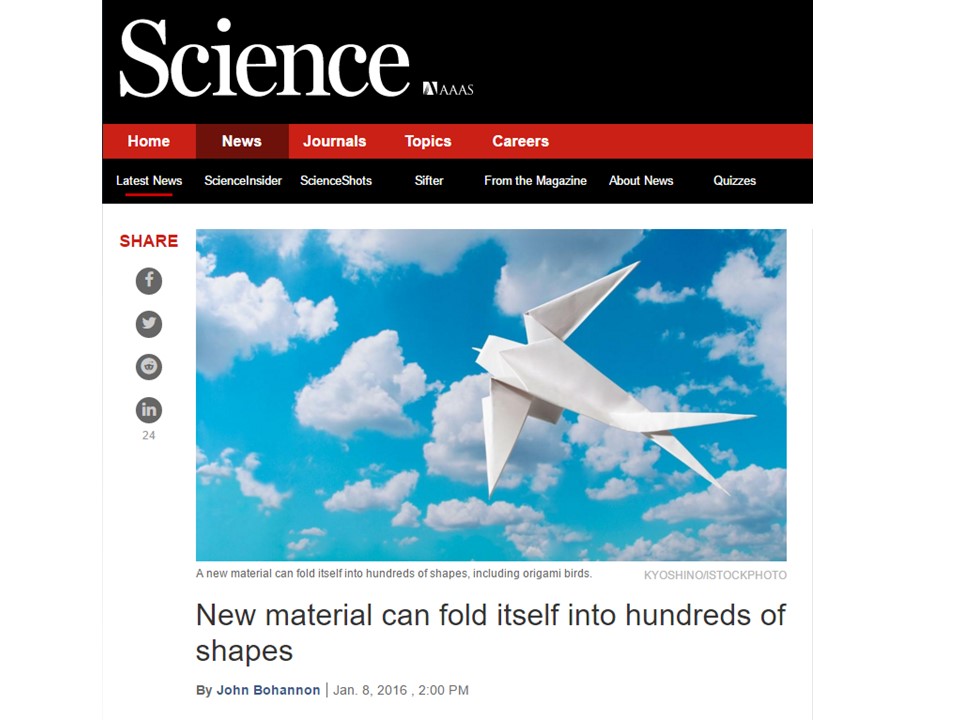 A recent research has been published in Science Advances and highlighted by Nature