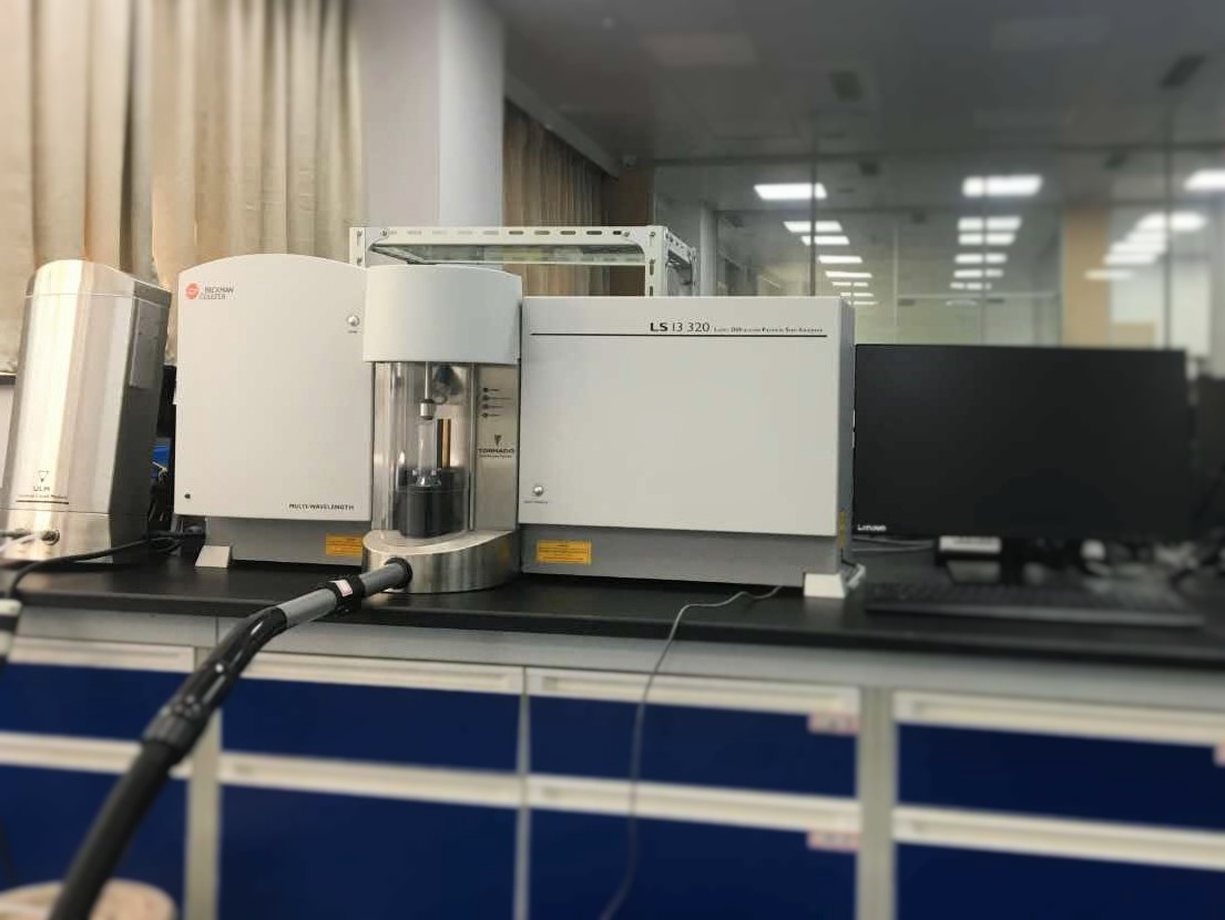 ���ȷ����ǣ�0.017��2000��m��<br/>��Beckman Coulter LS13320��